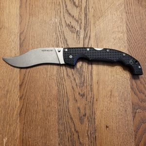 Cold Steel Voyager Series Folding Knife, Vaquero Plain, XL